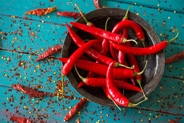 Hot red pepper in cosmetology