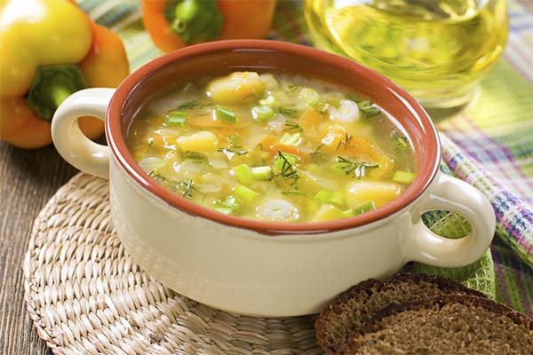 How to make vegetable soup more tasty without meat